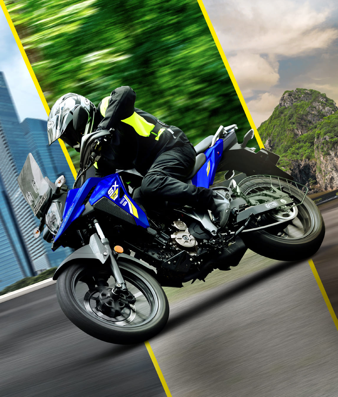 Suzuki V-STROM 250 SX: nuevos colores y gráficas actualizadas para seguir viviendo la aventura