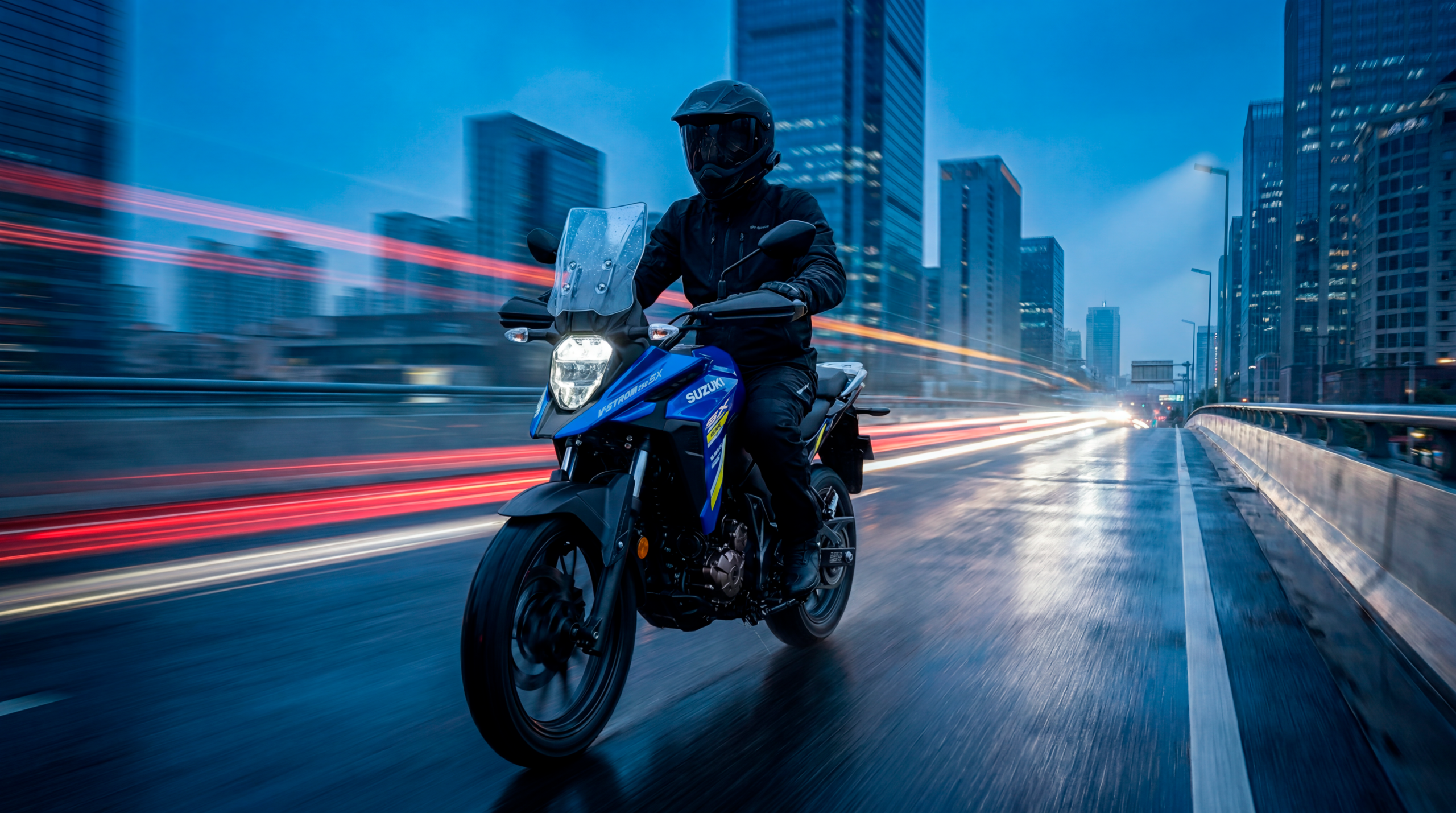 Suzuki V-STROM 250 SX: nuevos colores y gráficas actualizadas para seguir viviendo la aventura